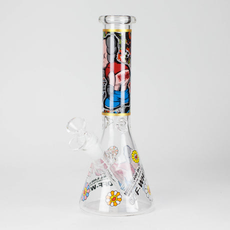 10" Companion Design Glass Beaker Bong Glass Bong 777 Smoke Design4