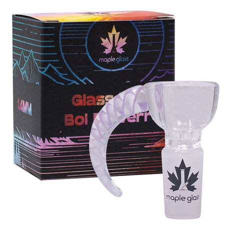 Maple Glass | Wave Horn Bowl 14mm Bowl · Popper Maple Craft Inc