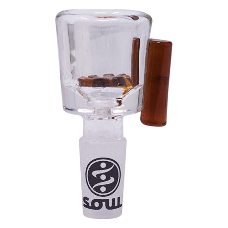 Soul Glass | Handled Vessel Bowl 14mm Bowl · Popper Maple Craft Inc Amber