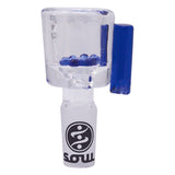 Soul Glass | Handled Vessel Bowl 14mm Bowl · Popper Maple Craft Inc Blue