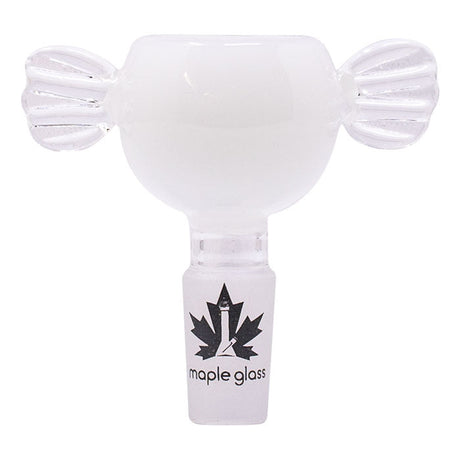 Maple Glass | Ethereal Wings Bowl 14mm Bowl · Popper Maple Craft Inc White