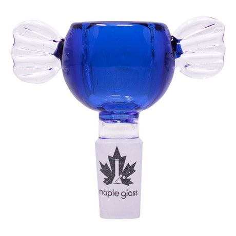 Maple Glass | Ethereal Wings Bowl 14mm Bowl · Popper Maple Craft Inc Blue