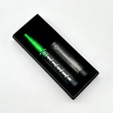 Metal Twisty Glass Blunt - Pen pipes Dab Rigs One Hitter 3 in 1 Blunt NIBO Distribution GREEN