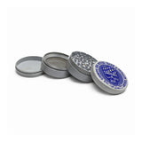 63mm Leaf&Skull Grinder – 4-Piece 6CT Display Pack Super Supplys Inc