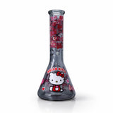 10" Pink Kitty Beaker Bong Glass Bong Super Supplys Inc