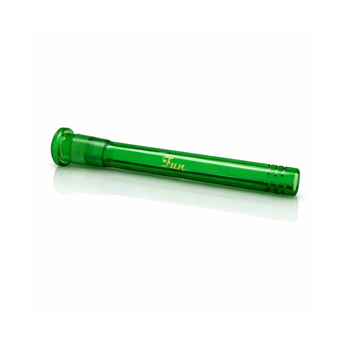 Fortune | 6" Color Glass Downstem Downstem · Bowlstem Fortune Green