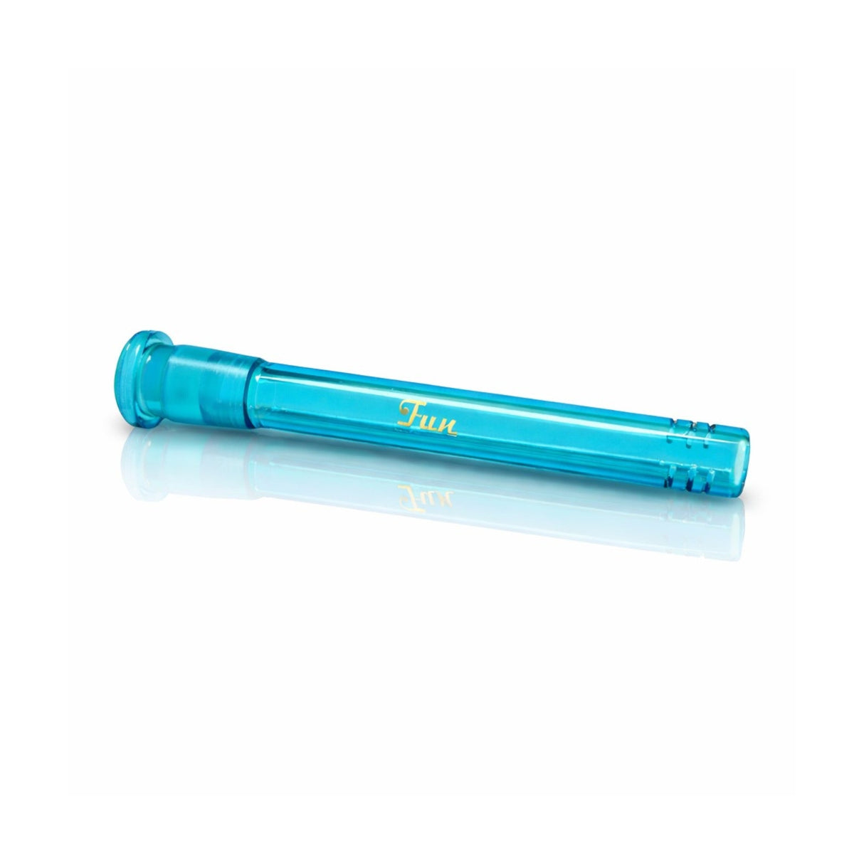 Fortune | 6" Color Glass Downstem Downstem · Bowlstem Fortune Blue