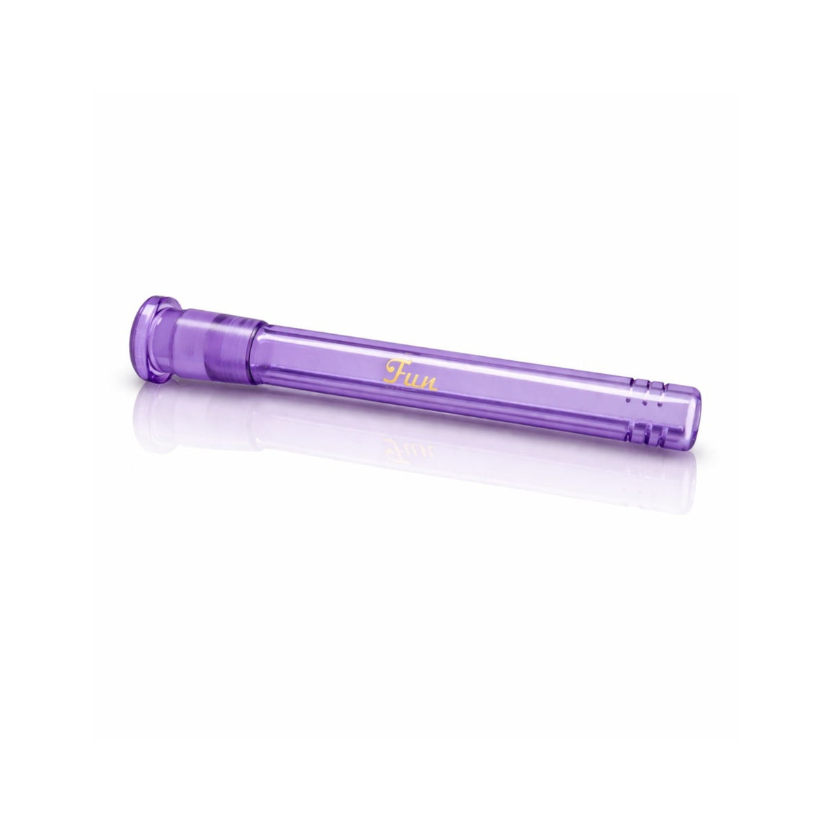 Fortune | 6" Color Glass Downstem Downstem · Bowlstem Fortune Purple