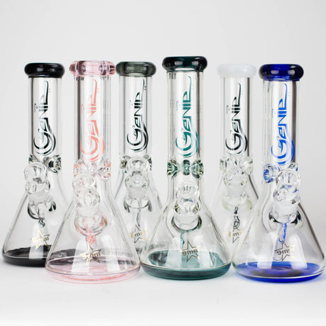 Genie | 12" Classic Beaker Bong – 9 mm Thick Clear Glass ( F7-001 ) Glass Bong ONE