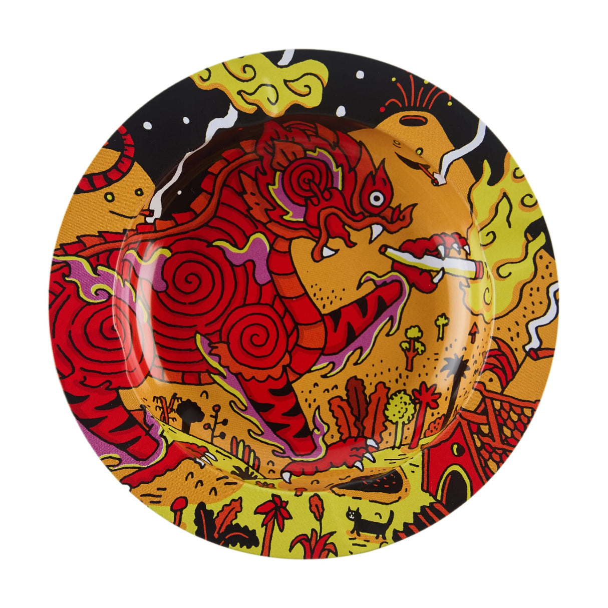 Slimjim X Jacob 9 Lives Ashtray - (Box of 18) Metal Ashtray SLIMJIM