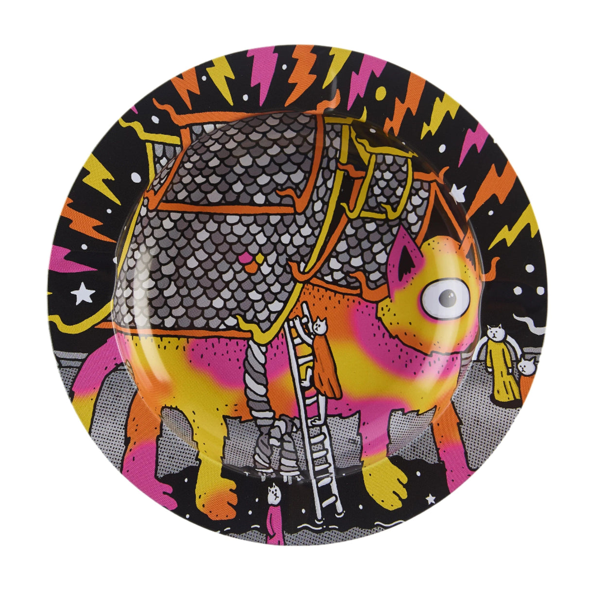 Slimjim X Jacob 9 Lives Ashtray - (Box of 18) Metal Ashtray SLIMJIM