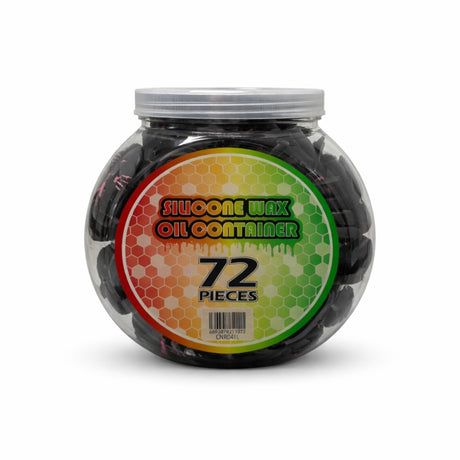 5mL Kitty Silicone Wax Oil Containers – 72 Piece Jar