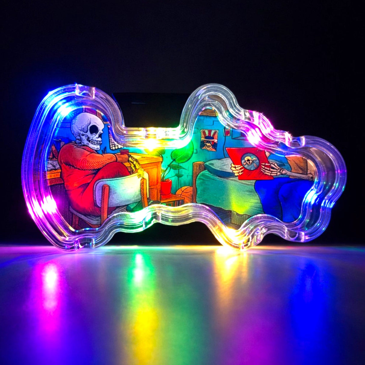 Skeleton Bundle Set w/ LED Ashtray Bundle Super Supplys Inc