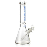 Fortune | 14" Beaker 7mm Glass Bong Disk Catcher Glass Bong Fortune Blue