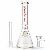 Fortune | 14" Beaker 7mm Glass Bong Disk Catcher Glass Bong Fortune