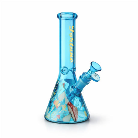 Fortune | 10" Colored 5mm Mushroom Beaker