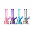 Fortune | 10" Colored 5mm Mushroom Beaker Glass Bong Fortune
