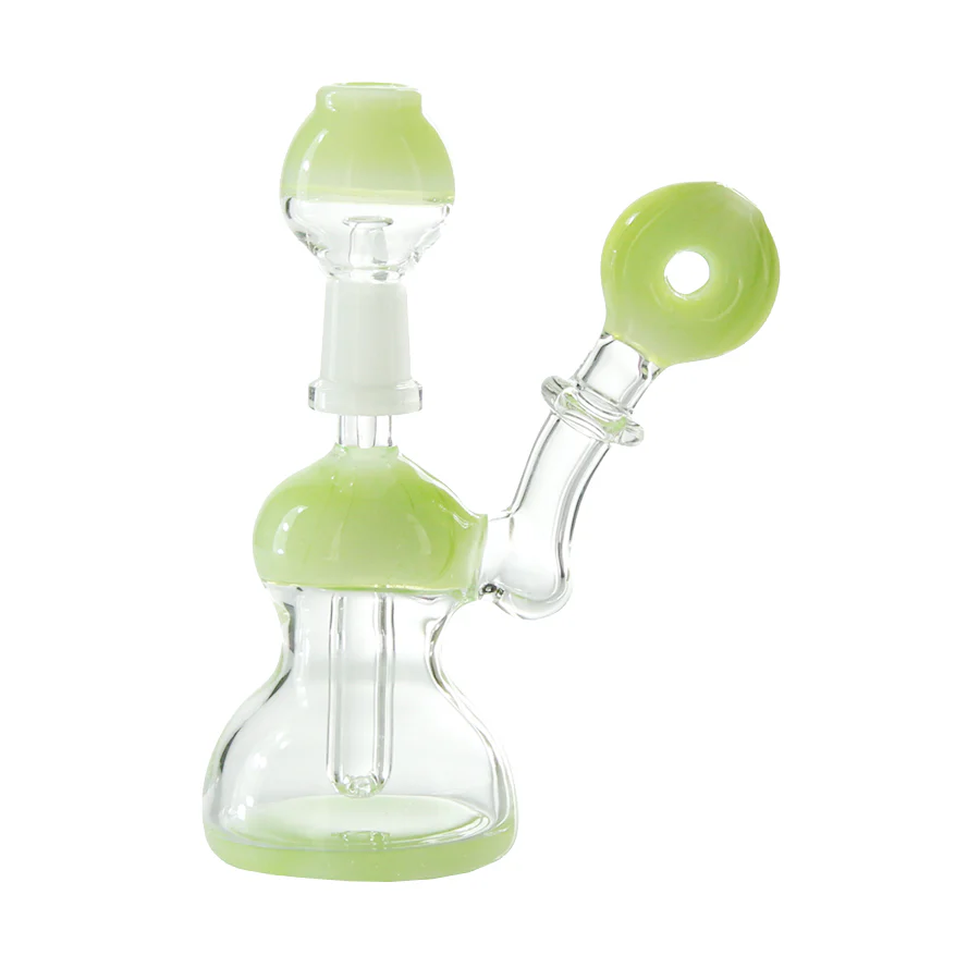 4" Mini Slyme Donut Dab Rig 10mm Glass Rig PINNACLE DISTRIBUTORS INC.