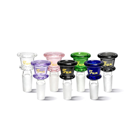 Fortune | Gold Logo 14mm Heavy Duty Glass Bowl Piece Bowl · Popper Fortune