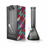 12.5” Diamond Beaker Bong – 7mm Thick Glass w/ Gift Box Glass Bong Super Supplys Inc