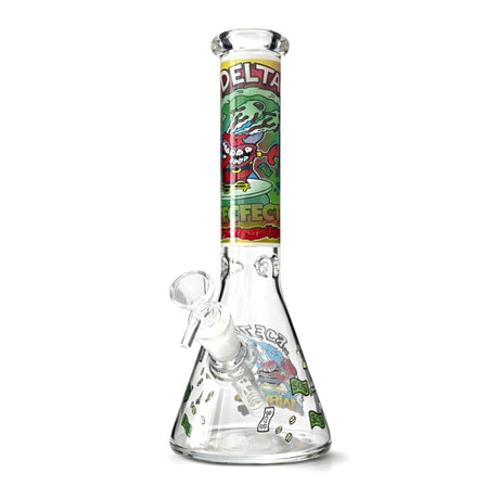 Chaos Collage 10” Graphic Beaker Bong Glass Bong Super Supplys Inc Delta Trip