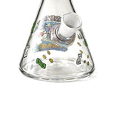 Chaos Collage 10” Graphic Beaker Bong Glass Bong Super Supplys Inc