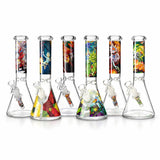 Portal Series 10” Graphic Beaker Bong Glass Bong Super Supplys Inc