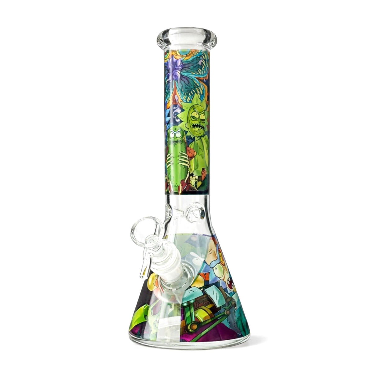 Portal Series 10” Graphic Beaker Bong Glass Bong Super Supplys Inc Design 2