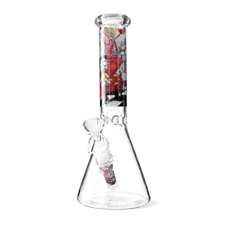 Portal Series 10” Graphic Beaker Bong Glass Bong Super Supplys Inc Design 3