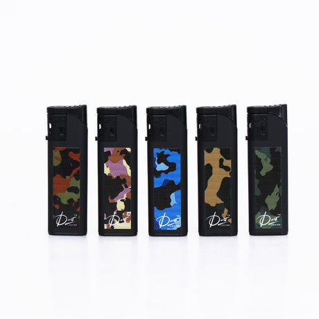 DUCO™ | SLANT – Camouflage Collection Jet Flame Lighter (Display of 50) Torch ONE TRADING