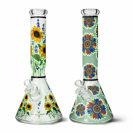 12.5” 7mm Luminous Bloom Beaker Bong