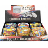 63mm Famous Cartoon Grinder-6 CT Display Pack Super Supplys Inc