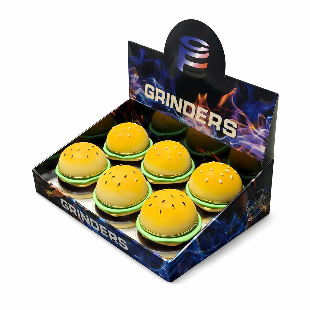 Big Grind Energy 🍔 – 63.5mm Burger Grinder Set - 6 CT Display Pack Super Supplys Inc