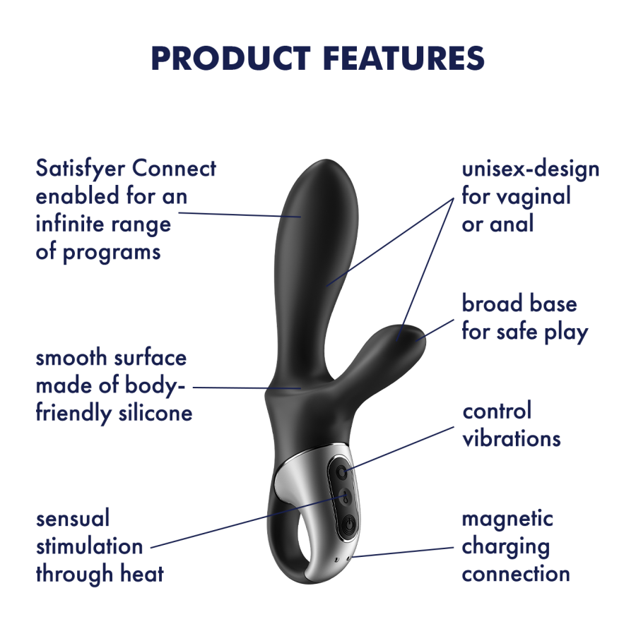 Satisfyer | Heat Climax+ Black Vibrator JAL