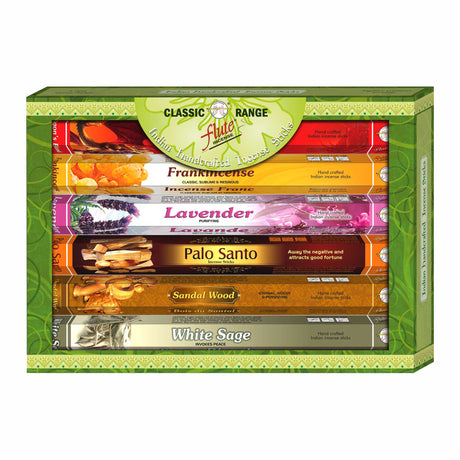 Flute | Classic Incense Gift Pack of 6 Incense SunGlow Bundle 3