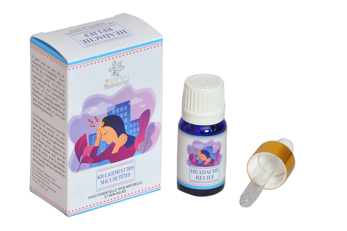 Goloka | Energizing Relief Pure Essential Therapeutic Oil Essential Oil SunGlow Headache Relief