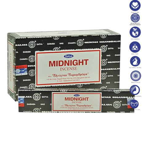 Satya | Incense Sticks 15g Incense SunGlow Midnight