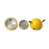 Famous Character Zinc 3 Parts Herb Grinder-9 Pcs In A Display Display Pack Super Supplys Inc