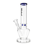Wicked | 10" 4mm Glass Beaker Bong-4 Colours Assorted Glass Bong Super Supplys Inc