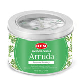 HEM | Smudge Candle Natural Soy Wax Candle SunGlow Arruda