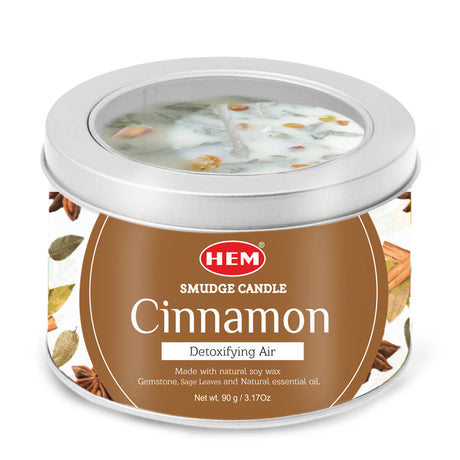 HEM | Smudge Candle Natural Soy Wax Candle SunGlow Cinnamon