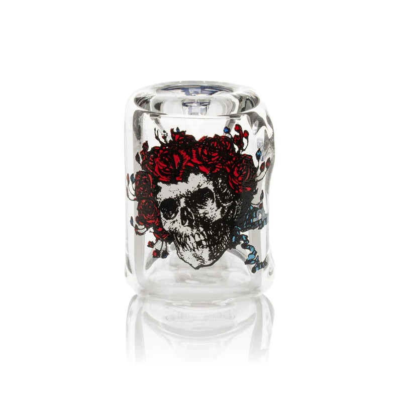 Grateful Dead x GEAR Premium® | 5.5" Bertha Sherlock Hand Pipe In Collectible Tin Glass Pipe West Coast Gifts