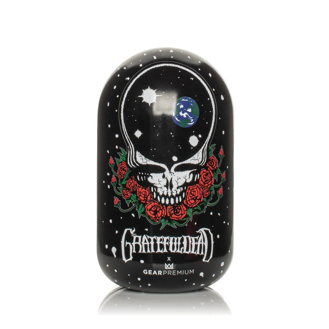 Grateful Dead x GEAR Premium® | 5.5" Space Your Face Sherlock Hand Pipe In Collectible Tin Glass Pipe West Coast Gifts