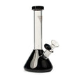 Red Eye Tek® | 8" Tall Midge Mini Beaker Tube Glass Bong West Coast Gifts Black