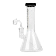 Red Eye Tek® | 8" Tall Black Splash Concentrate Beaker Glass Rig West Coast Gifts