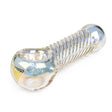 Red Eye Tek® | 4.5" Metallic Terminator Finish Big Twister Hand Pipe Glass Pipe West Coast Gifts Rainbow