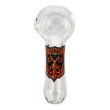Bongjour!™ | 3.75" Clear Hand Pipe w/Decal (Assorted Decal 8 Pack) Glass Pipe West Coast Gifts