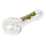 Bongjour!™ | 3.75" Clear Hand Pipe w/Decal (Assorted Decal 8 Pack) Glass Pipe West Coast Gifts