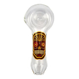 Bongjour!™ | 3.75" Clear Hand Pipe w/Decal (Assorted Decal 8 Pack) Glass Pipe West Coast Gifts