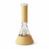 Braided Grip 12.5” 7mm Beaker Bong Glass Bong Super Supplys Inc Brown